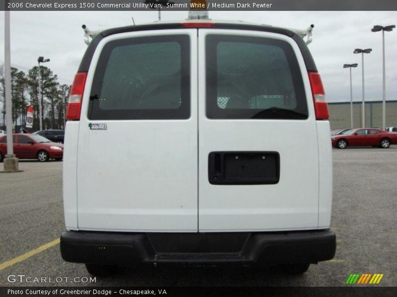 Summit White / Medium Dark Pewter 2006 Chevrolet Express 1500 Commercial Utility Van