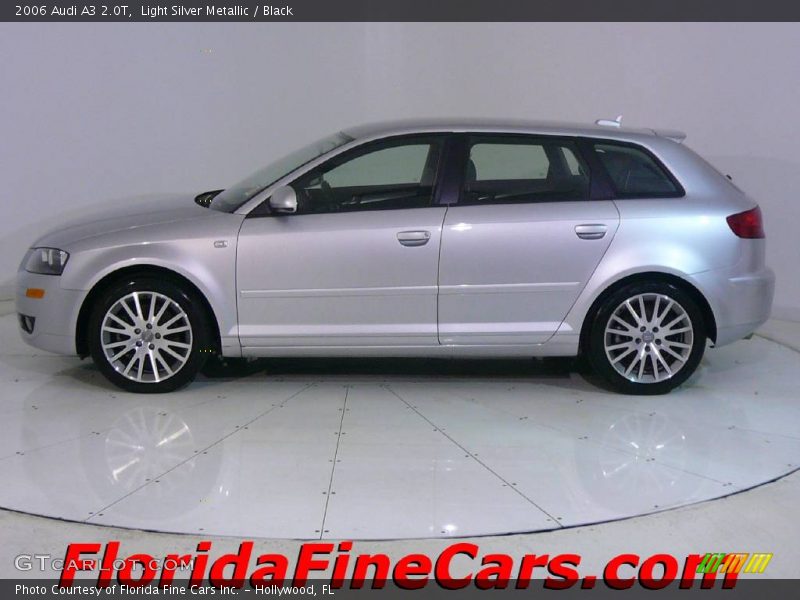 Light Silver Metallic / Black 2006 Audi A3 2.0T