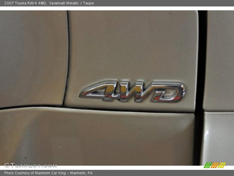 Savannah Metallic / Taupe 2007 Toyota RAV4 4WD