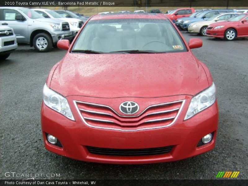 Barcelona Red Metallic / Bisque 2010 Toyota Camry XLE V6