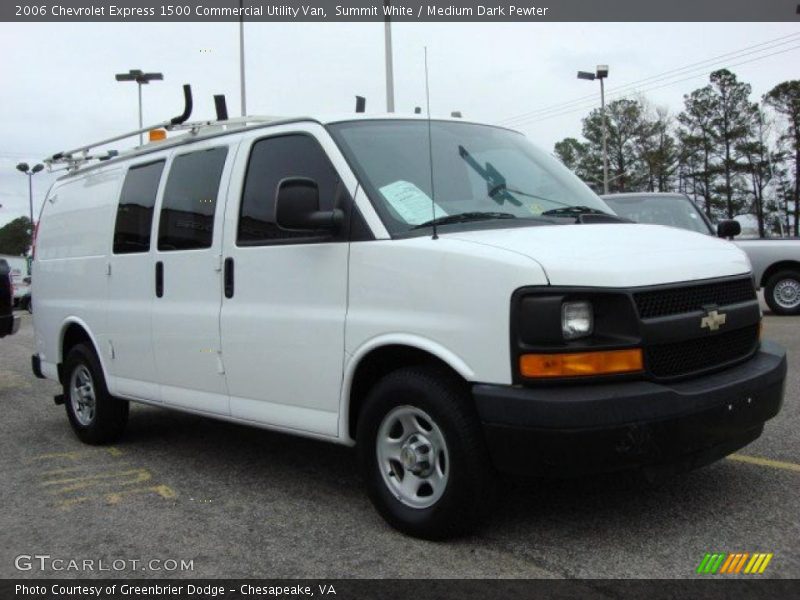 Summit White / Medium Dark Pewter 2006 Chevrolet Express 1500 Commercial Utility Van