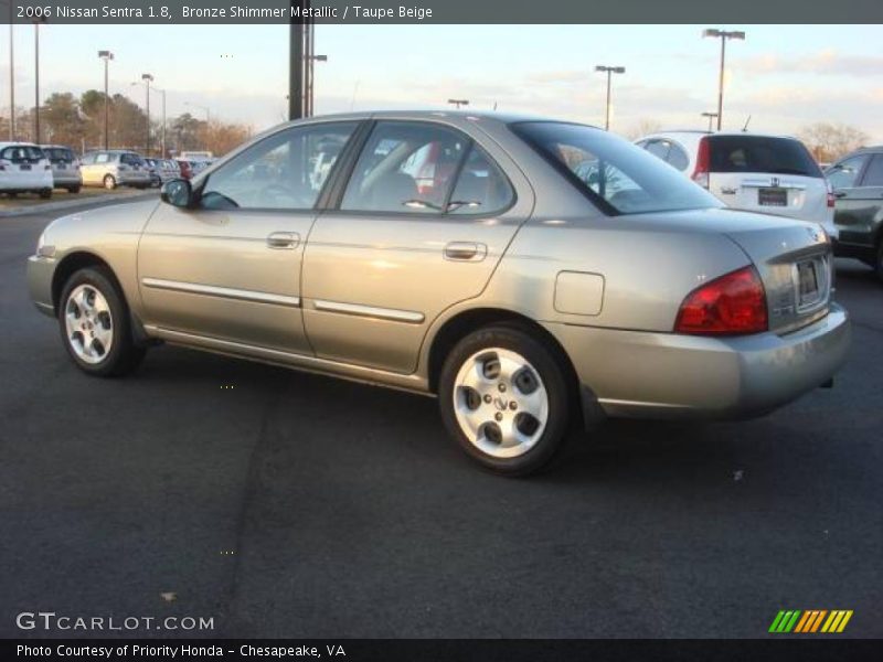 Bronze Shimmer Metallic / Taupe Beige 2006 Nissan Sentra 1.8