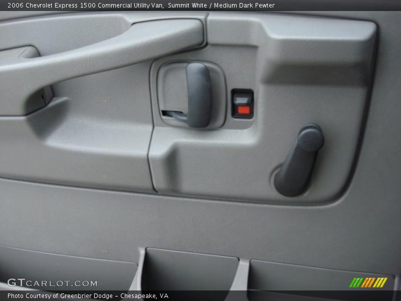 Summit White / Medium Dark Pewter 2006 Chevrolet Express 1500 Commercial Utility Van