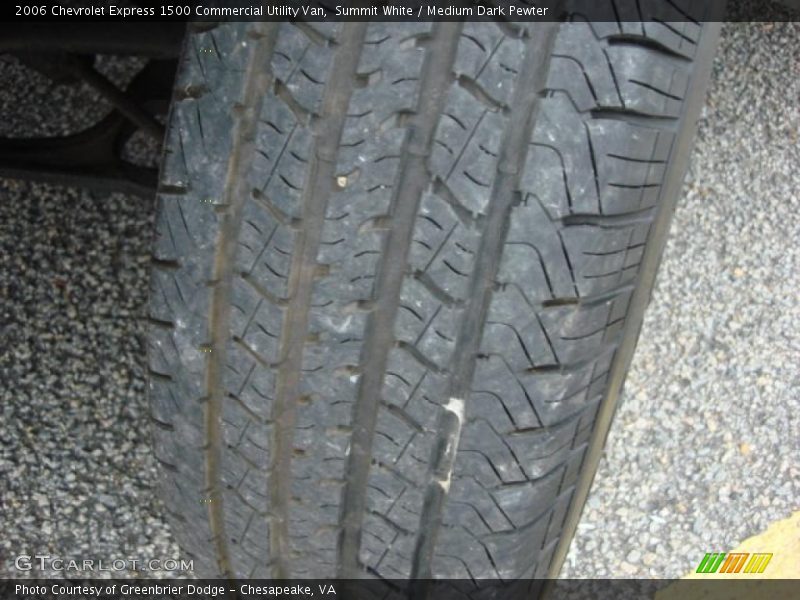 Summit White / Medium Dark Pewter 2006 Chevrolet Express 1500 Commercial Utility Van