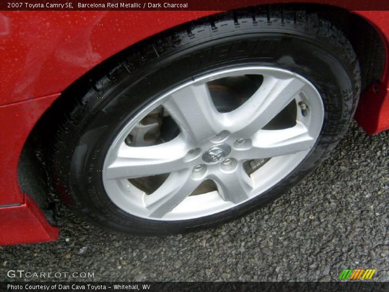 Barcelona Red Metallic / Dark Charcoal 2007 Toyota Camry SE