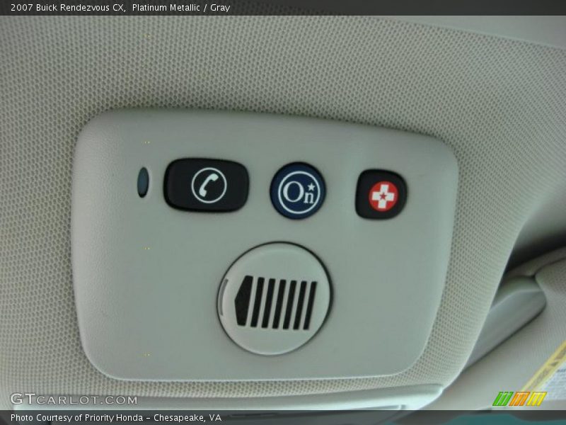 Platinum Metallic / Gray 2007 Buick Rendezvous CX
