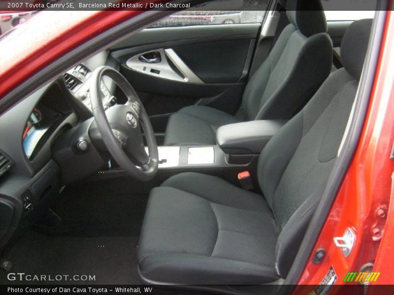 Barcelona Red Metallic / Dark Charcoal 2007 Toyota Camry SE