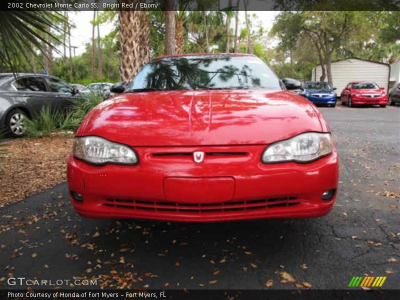 Bright Red / Ebony 2002 Chevrolet Monte Carlo SS