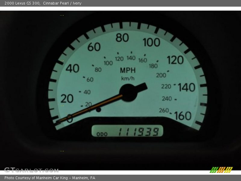 Cinnabar Pearl / Ivory 2000 Lexus GS 300