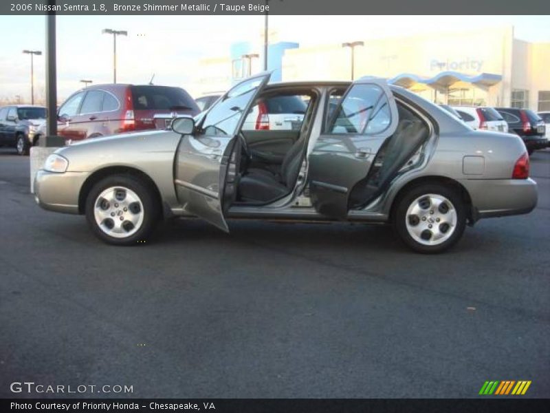 Bronze Shimmer Metallic / Taupe Beige 2006 Nissan Sentra 1.8