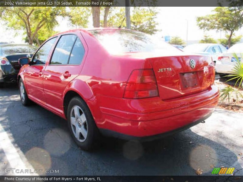 Tornado Red / Beige 2002 Volkswagen Jetta GLS TDI Sedan