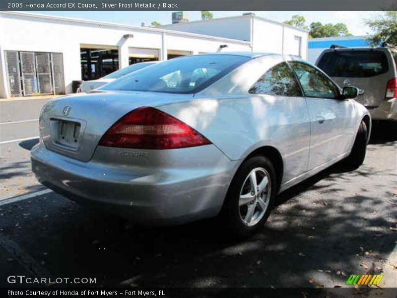 Silver Frost Metallic / Black 2005 Honda Accord EX Coupe