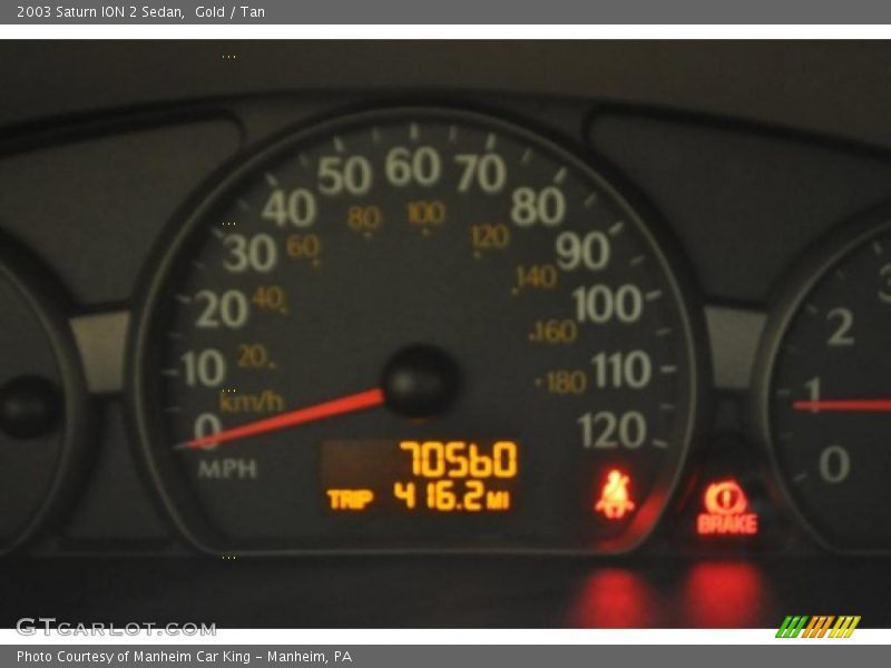 Gold / Tan 2003 Saturn ION 2 Sedan