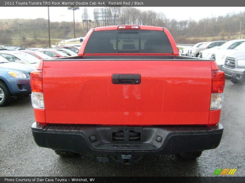 Radiant Red / Black 2011 Toyota Tundra TRD Rock Warrior Double Cab 4x4