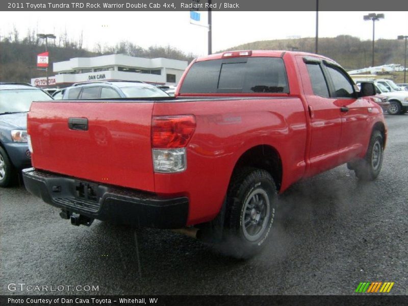 Radiant Red / Black 2011 Toyota Tundra TRD Rock Warrior Double Cab 4x4