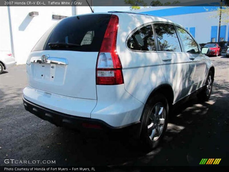 Taffeta White / Gray 2007 Honda CR-V EX-L