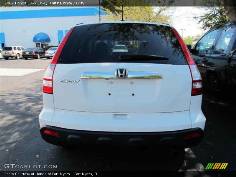 Taffeta White / Gray 2007 Honda CR-V EX-L