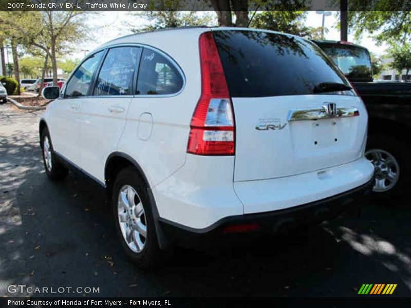 Taffeta White / Gray 2007 Honda CR-V EX-L
