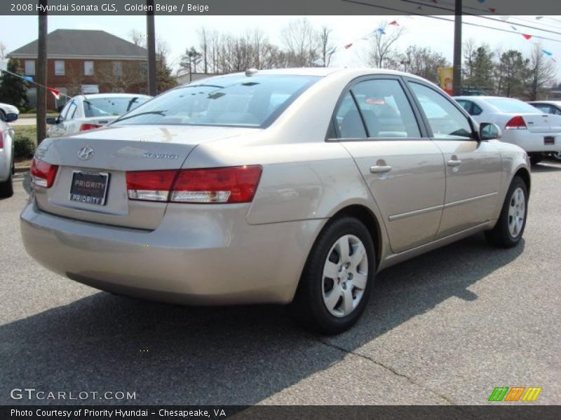 Golden Beige / Beige 2008 Hyundai Sonata GLS