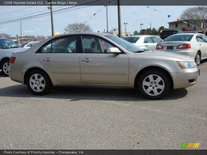 Golden Beige / Beige 2008 Hyundai Sonata GLS