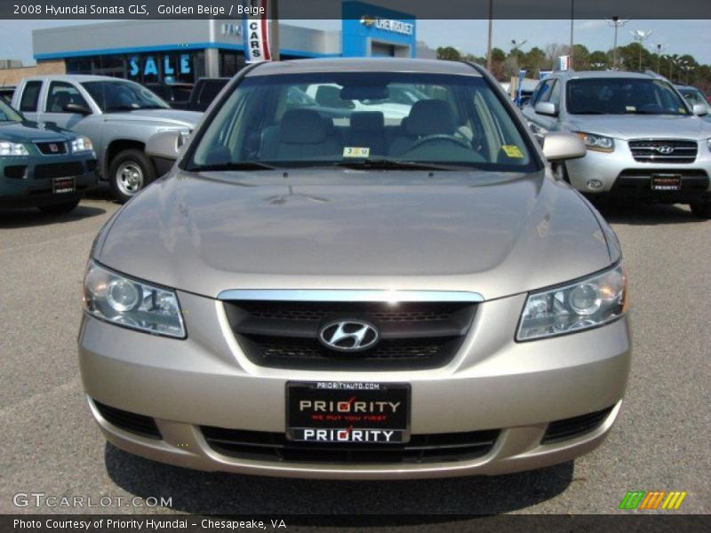 Golden Beige / Beige 2008 Hyundai Sonata GLS