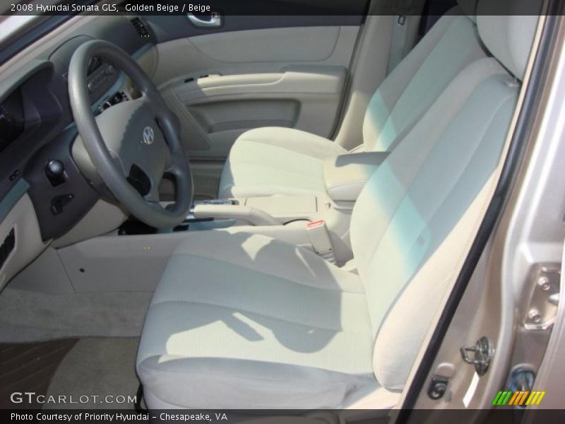 Golden Beige / Beige 2008 Hyundai Sonata GLS