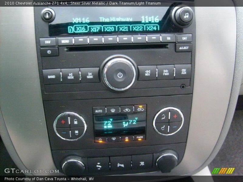 Controls of 2010 Avalanche Z71 4x4