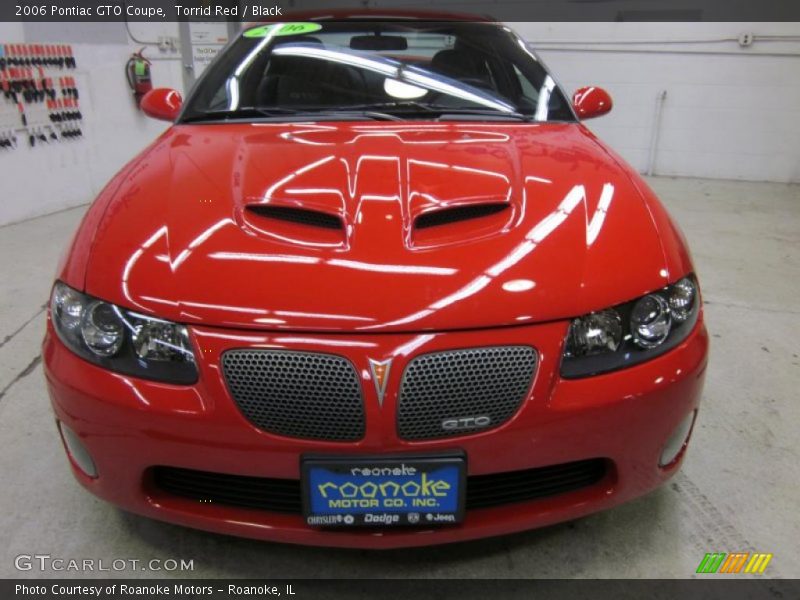 Torrid Red / Black 2006 Pontiac GTO Coupe