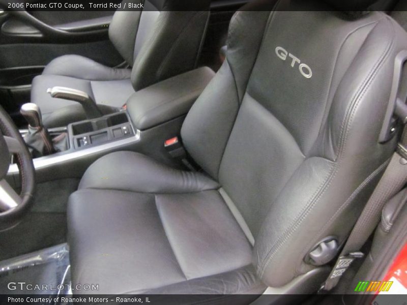  2006 GTO Coupe Black Interior