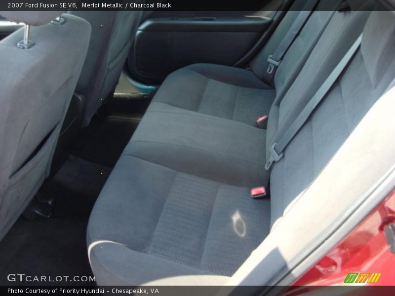 Merlot Metallic / Charcoal Black 2007 Ford Fusion SE V6