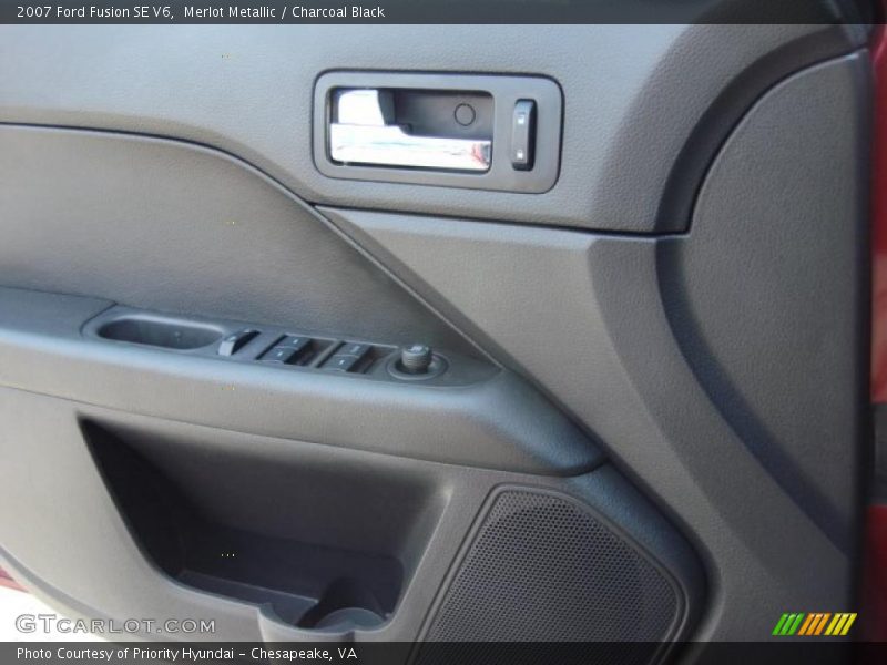 Merlot Metallic / Charcoal Black 2007 Ford Fusion SE V6
