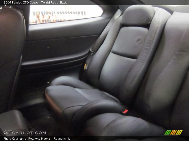  2006 GTO Coupe Black Interior