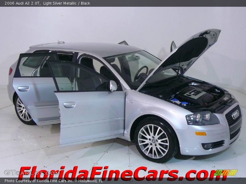 Light Silver Metallic / Black 2006 Audi A3 2.0T