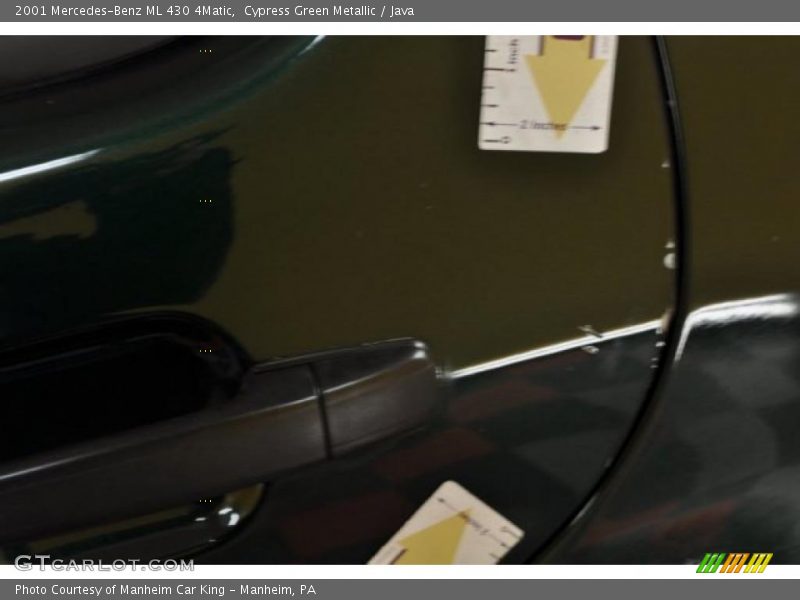 Cypress Green Metallic / Java 2001 Mercedes-Benz ML 430 4Matic