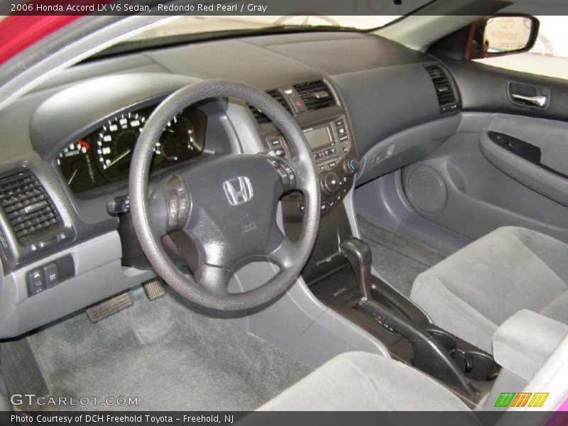 Gray Interior - 2006 Accord LX V6 Sedan 