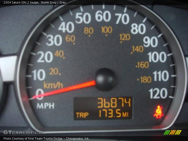 Storm Grey / Grey 2004 Saturn ION 2 Sedan