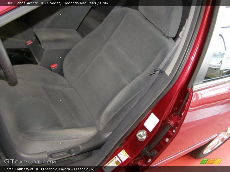 Redondo Red Pearl / Gray 2006 Honda Accord LX V6 Sedan