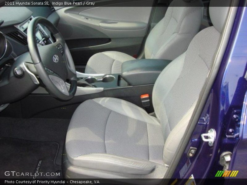  2011 Sonata SE Gray Interior