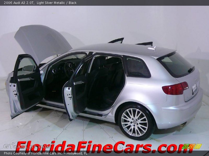 Light Silver Metallic / Black 2006 Audi A3 2.0T