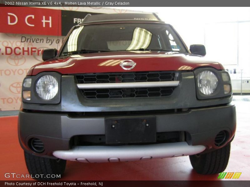 Molten Lava Metallic / Gray Celadon 2002 Nissan Xterra XE V6 4x4