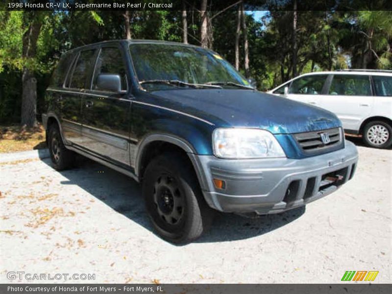 Supermarine Blue Pearl / Charcoal 1998 Honda CR-V LX