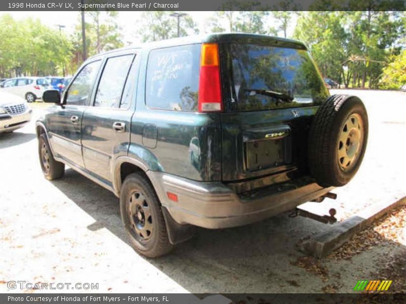Supermarine Blue Pearl / Charcoal 1998 Honda CR-V LX