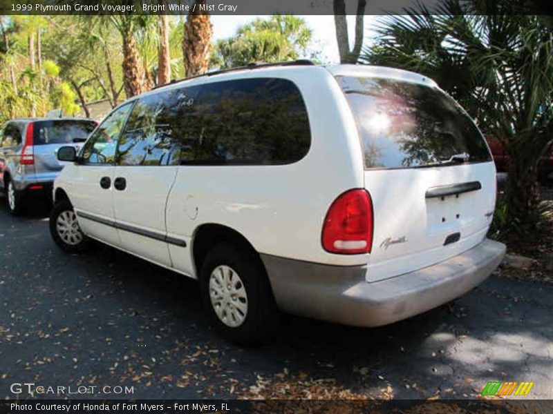 Bright White / Mist Gray 1999 Plymouth Grand Voyager