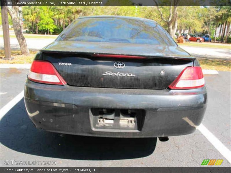 Black Sand Pearl / Charcoal 2000 Toyota Solara SE Coupe