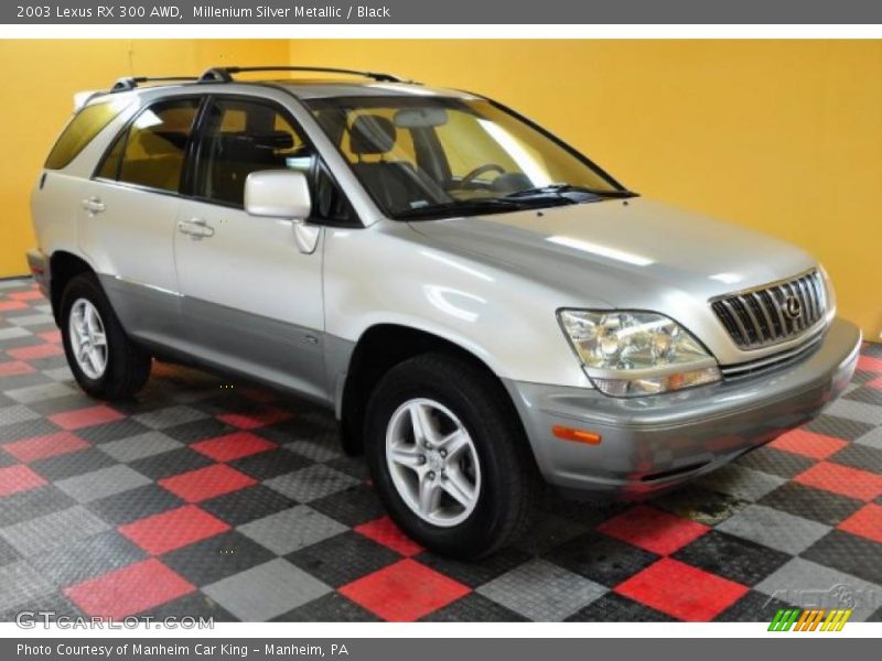 Millenium Silver Metallic / Black 2003 Lexus RX 300 AWD