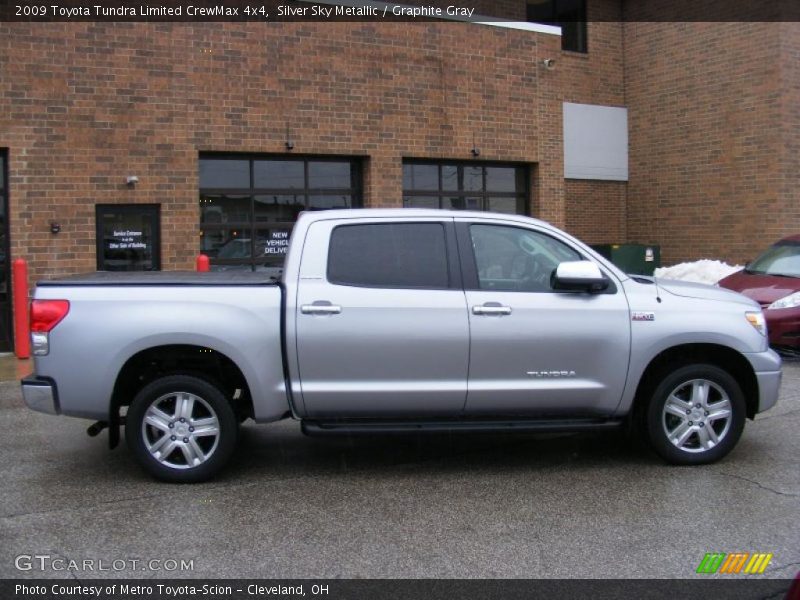 Silver Sky Metallic / Graphite Gray 2009 Toyota Tundra Limited CrewMax 4x4