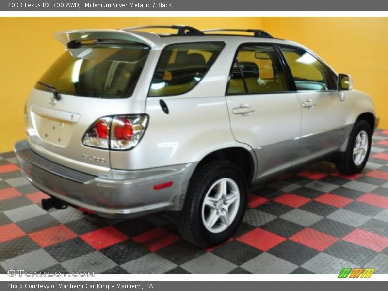 Millenium Silver Metallic / Black 2003 Lexus RX 300 AWD
