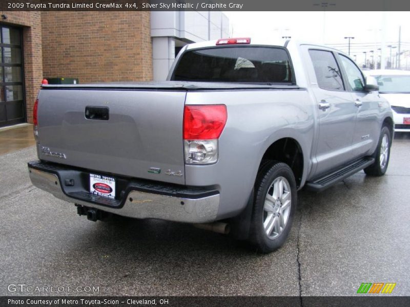 Silver Sky Metallic / Graphite Gray 2009 Toyota Tundra Limited CrewMax 4x4