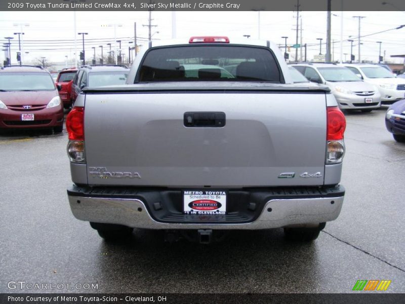 Silver Sky Metallic / Graphite Gray 2009 Toyota Tundra Limited CrewMax 4x4