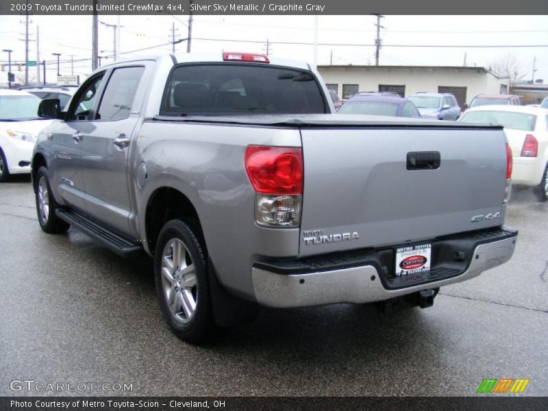 Silver Sky Metallic / Graphite Gray 2009 Toyota Tundra Limited CrewMax 4x4